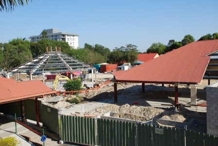 Photos of the school construction, Surfers Paradise