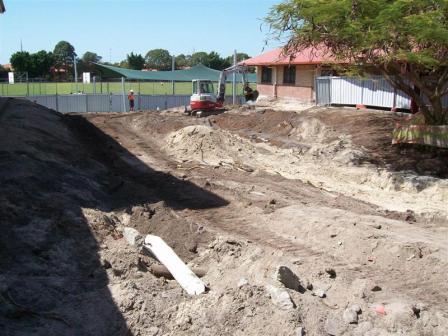 Photos of the school construction, Surfers Paradise