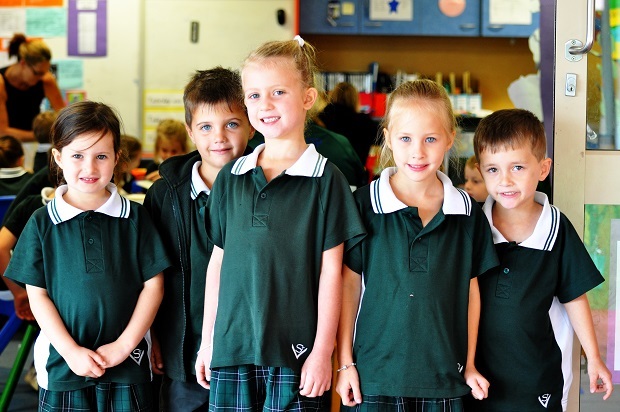 Prep Students at St Vincent's smiling
